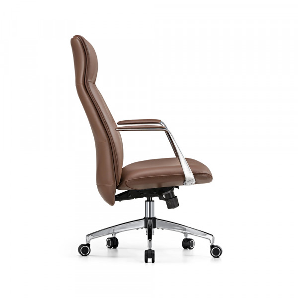 Eureka Ergonomic Royal Slim Executive Chair Brown  